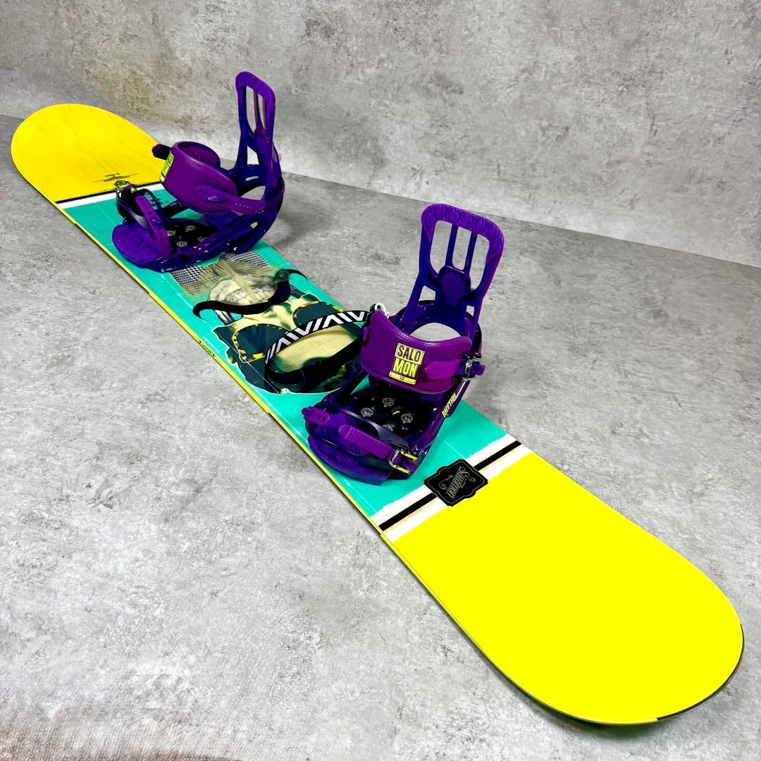 SALOMON SANCHEZ 158cm スノーボードセット バイン