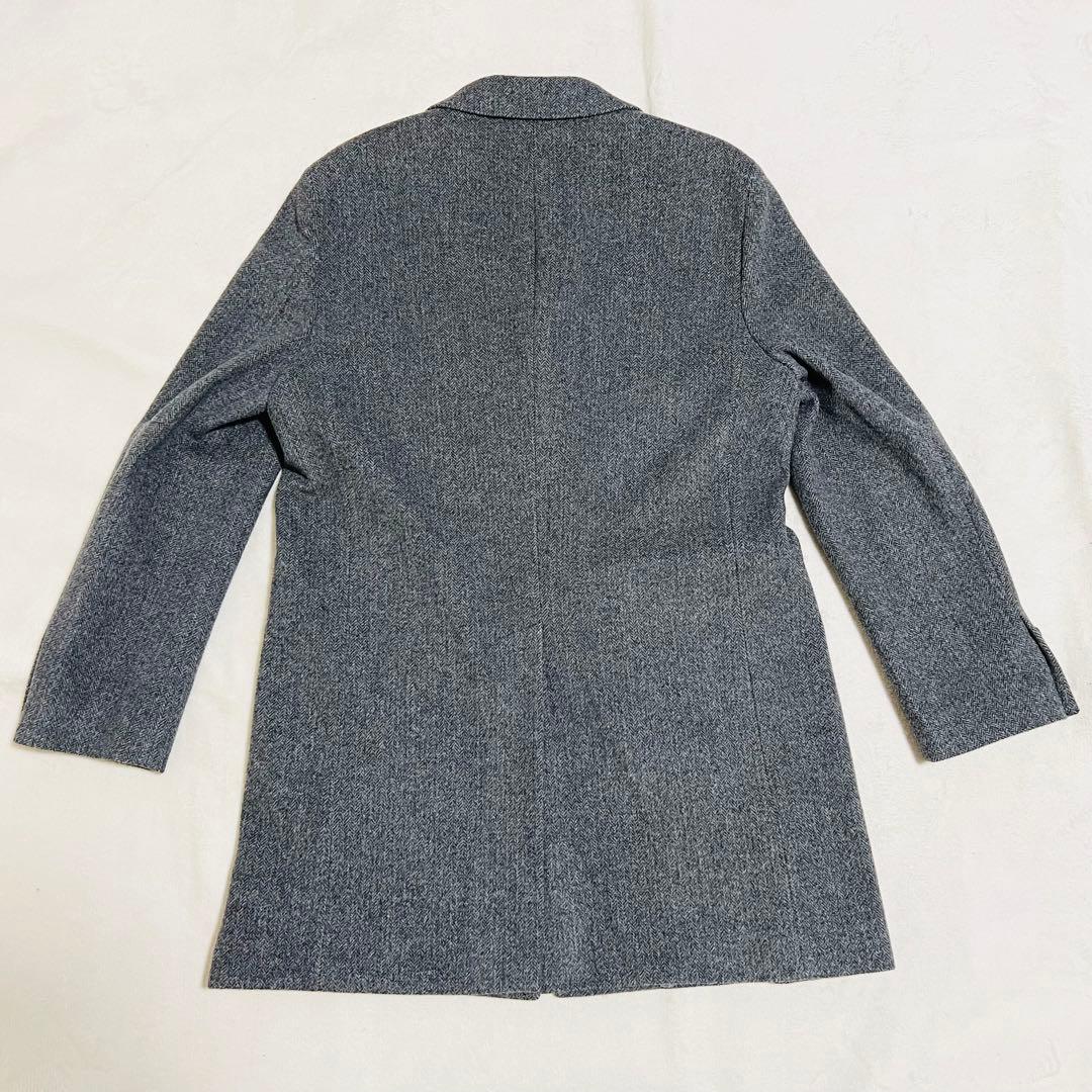 【極美品】ブルックスブラザーズ チェスターコート へリーンボーン サイズ42