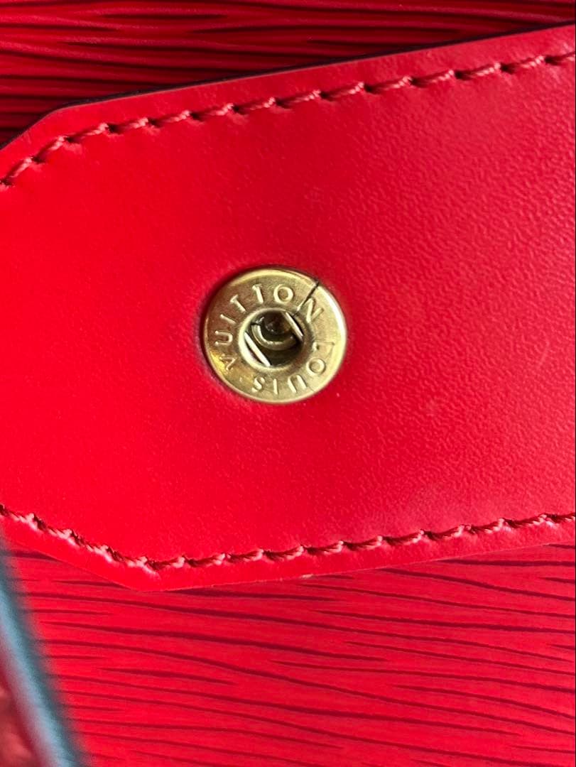 【LOUIS VUITTON】ルイヴィトン エピ サックデポール 赤 ショルダー