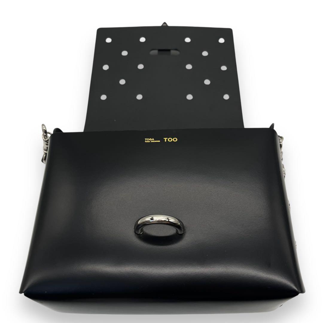 未使用■トーガプルラ TOO メタル チェーン 2wayバッグ ショルダーバッグ