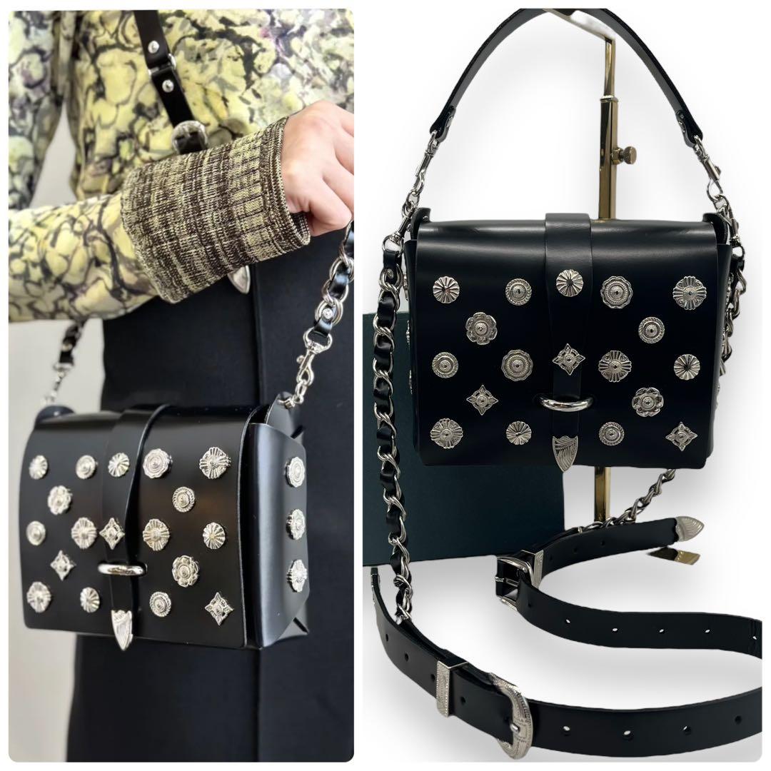 未使用■トーガプルラ TOO メタル チェーン 2wayバッグ ショルダーバッグ