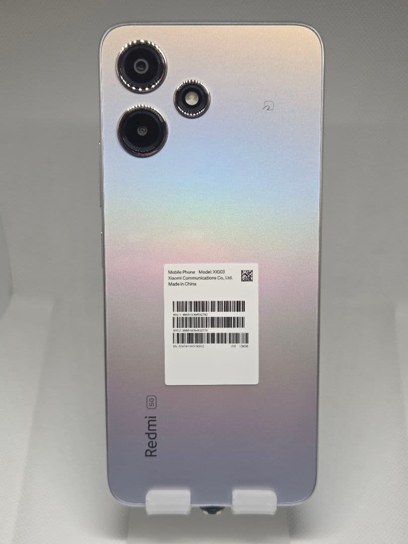 美品 Redmi12 5G 128GBポーラーシルバー SIMフリー XIG03
