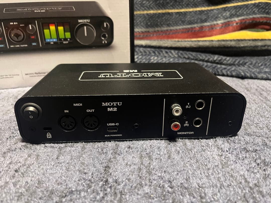 MOTU M2 オーディオインターフェイス　USB-C