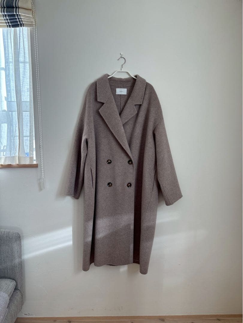 cizatto シザット Shaggy Wool Over Coat グレージュ