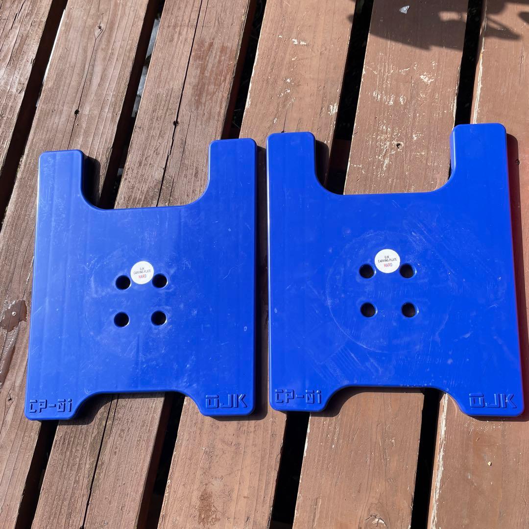 OJK カービングプレート ハードタイプ ブルー
