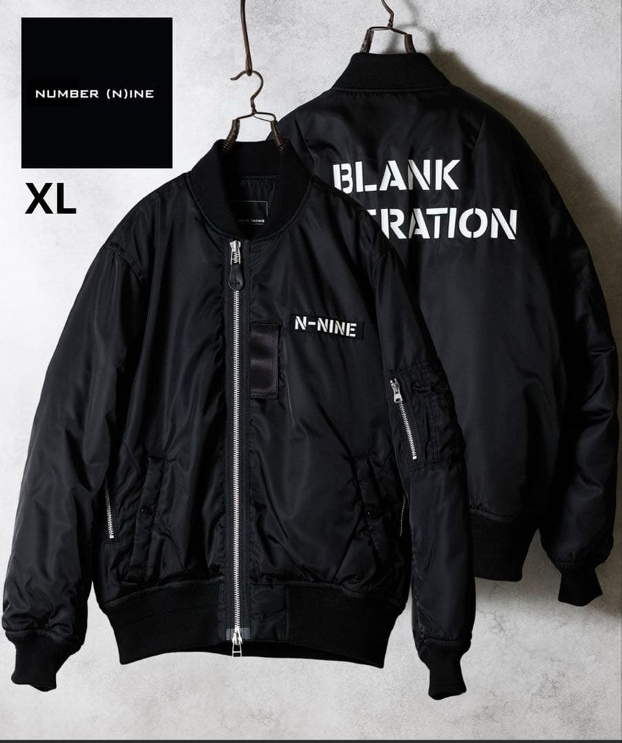 NUMBER (N)INE PRINTED MA-1 JACKET サイズXL