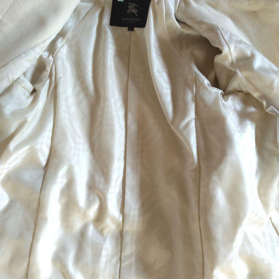 BURBERRY バーバリー アンゴラ混 レディース ロングコート 36