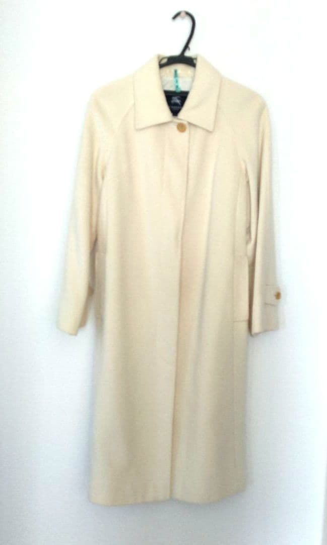 BURBERRY バーバリー アンゴラ混 レディース ロングコート 36