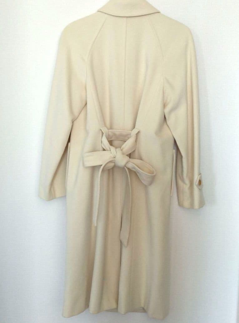 BURBERRY バーバリー アンゴラ混 レディース ロングコート 36