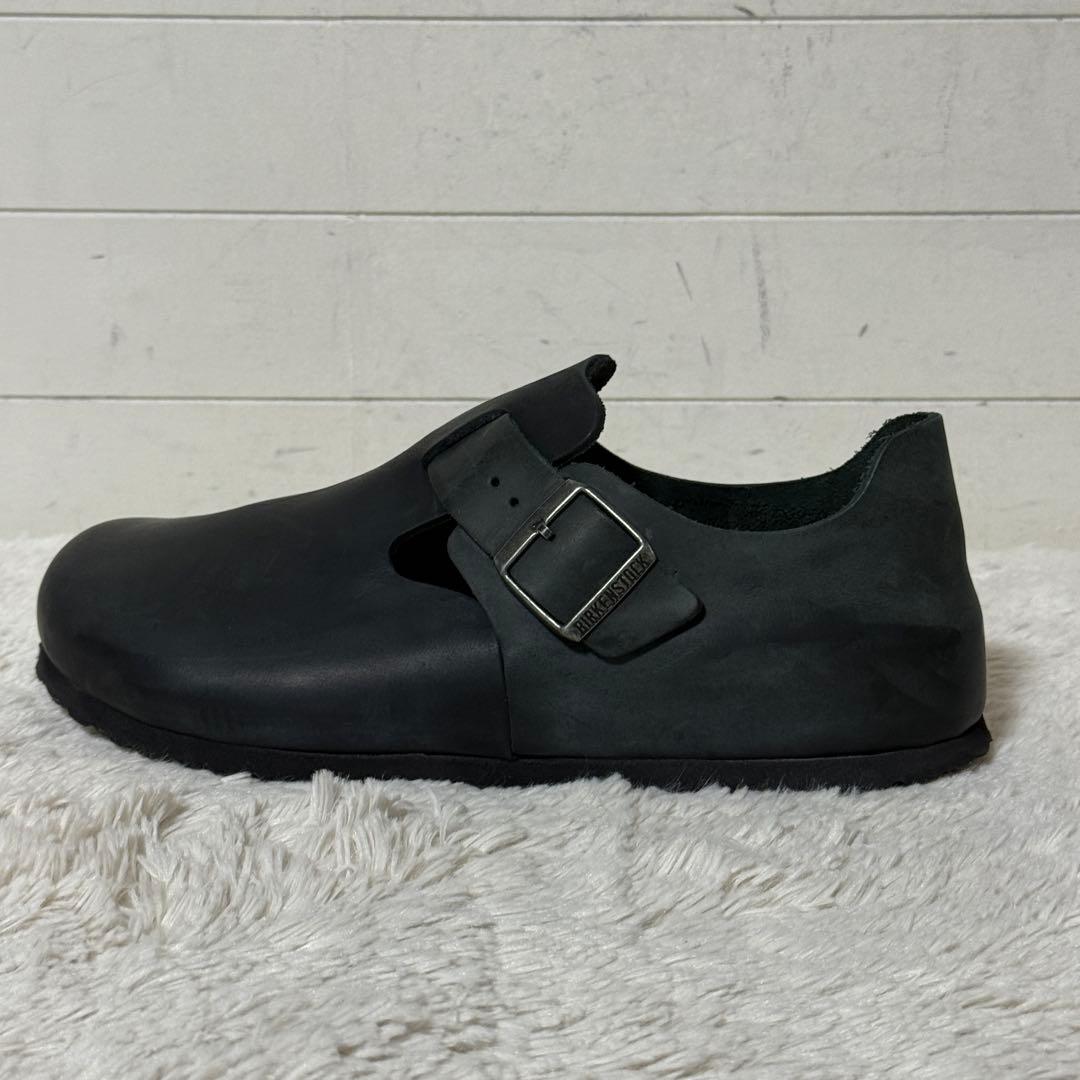 未使用級✨ビルケンシュトック　ロンドン　コンフォートシューズ　オイルドレザー　黒
