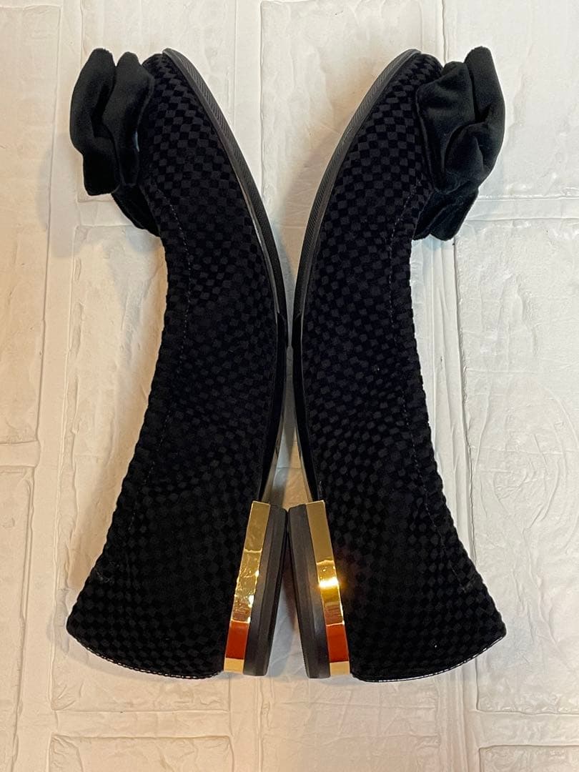 【美品】LOUIS VUITTONルイヴィトン　バレエシューズ　フラットシューズ