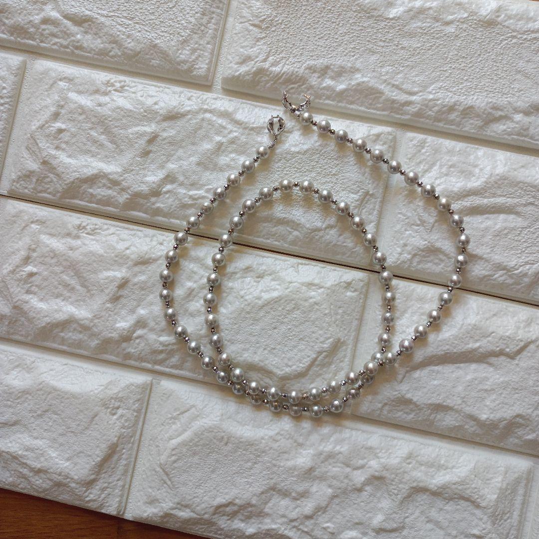 ✨アコヤパール　ナチュラルロングネックレス