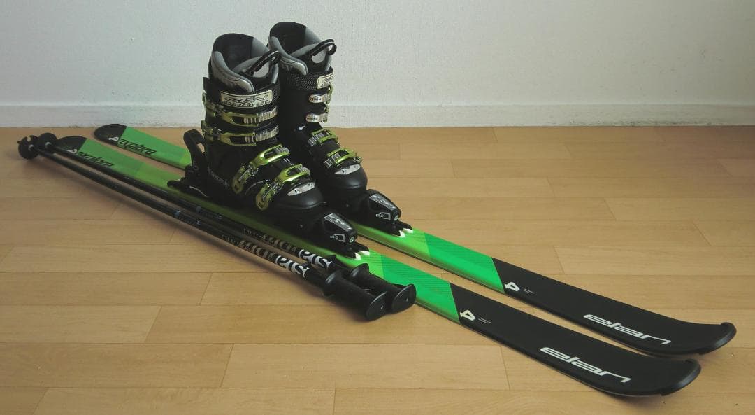 ■1月限定■送料無料■ELAN■メンズスキーセット■160■メンテ付■