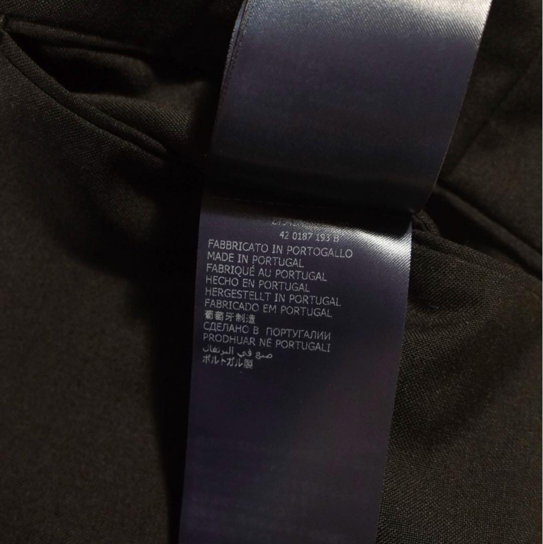 SUPER 100'S《インコテックス》スラックス(44)黒 ルーマニア