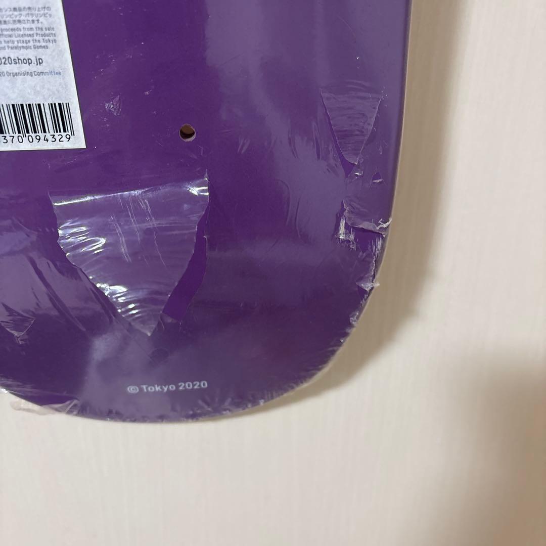 TOKYO 2020 スケートボードデッキ 紫