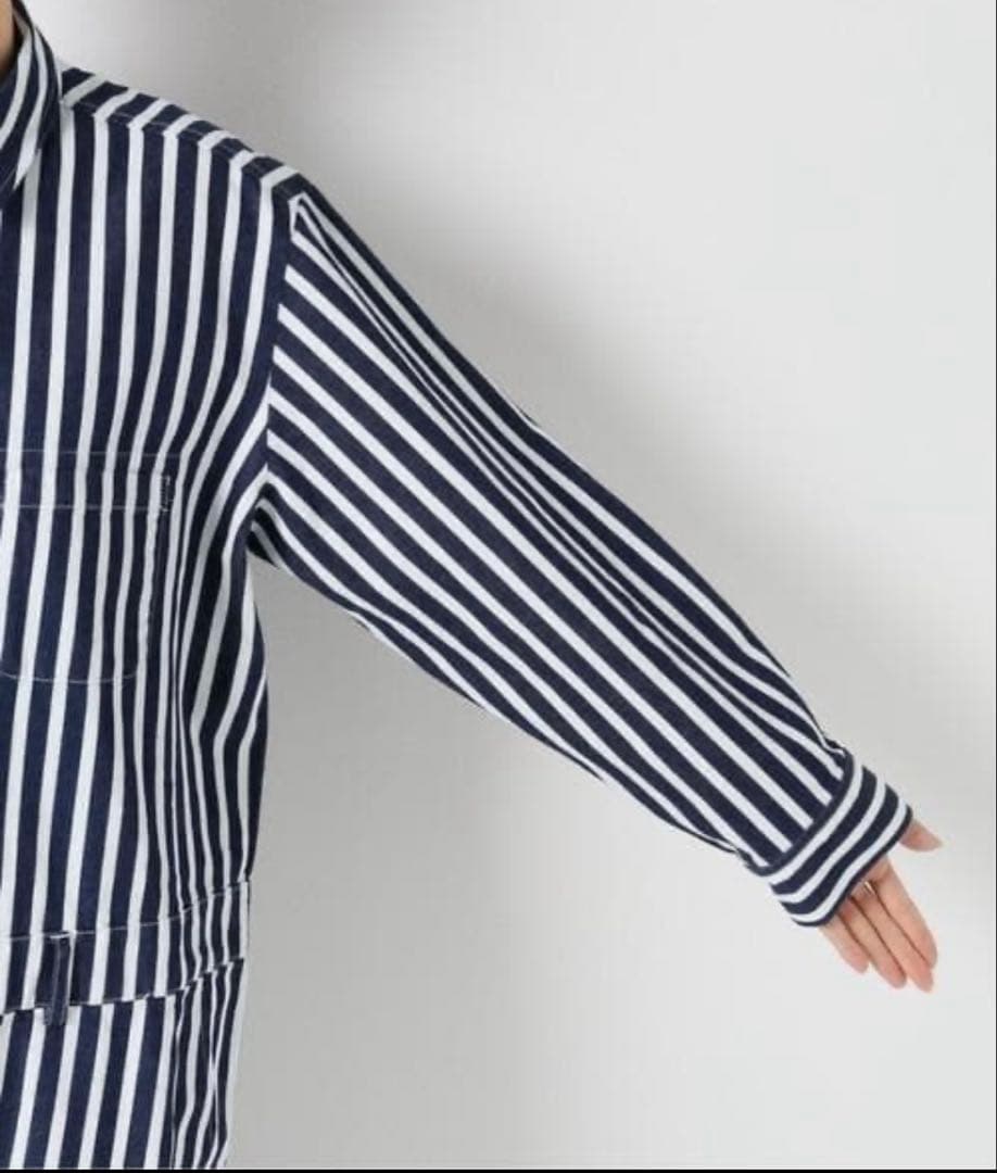 journal standard luxe ストライプ　オールインワン　つなぎ