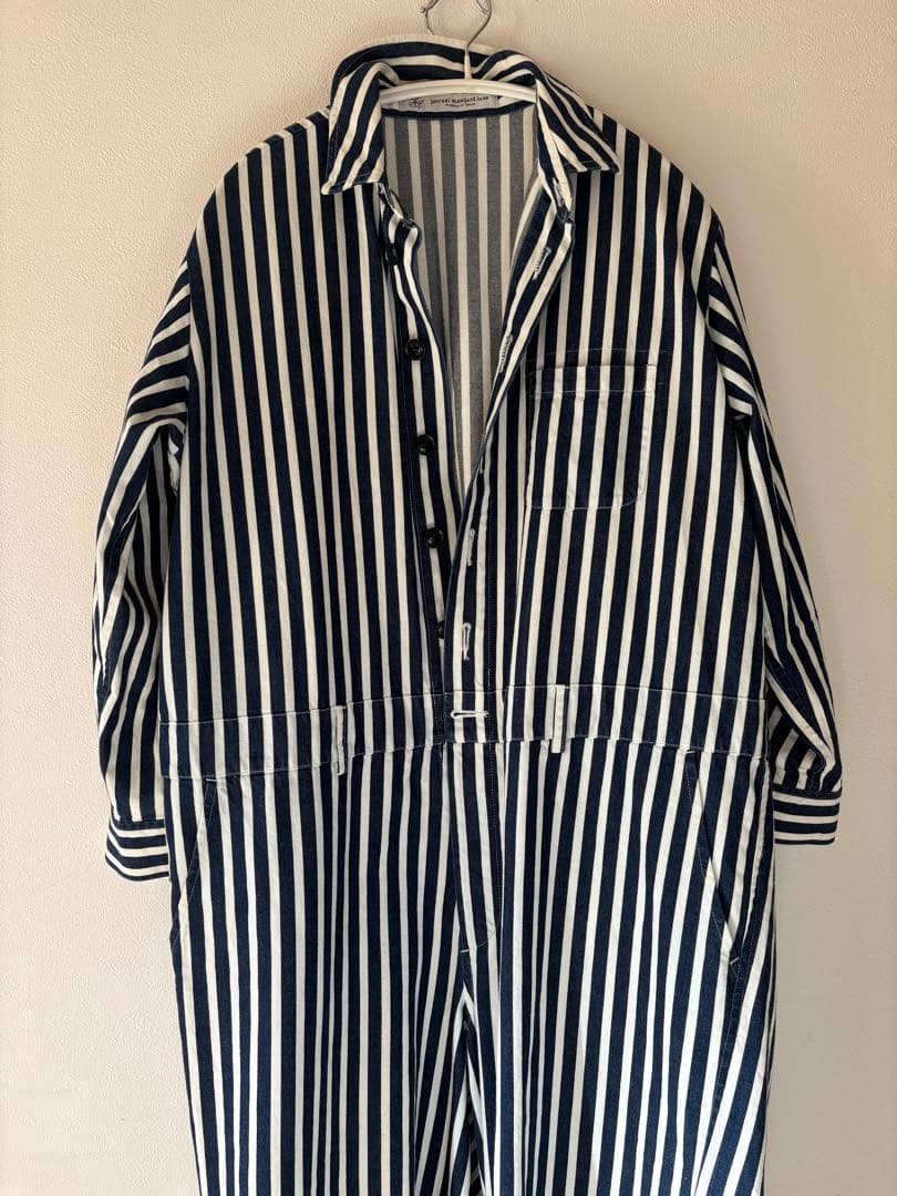 journal standard luxe ストライプ　オールインワン　つなぎ