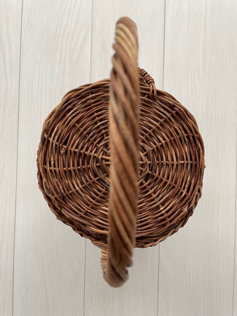 あけびカゴバッグ カゴバッグ 蓋付きバスケット 天然あけび バーキンカゴバッグ