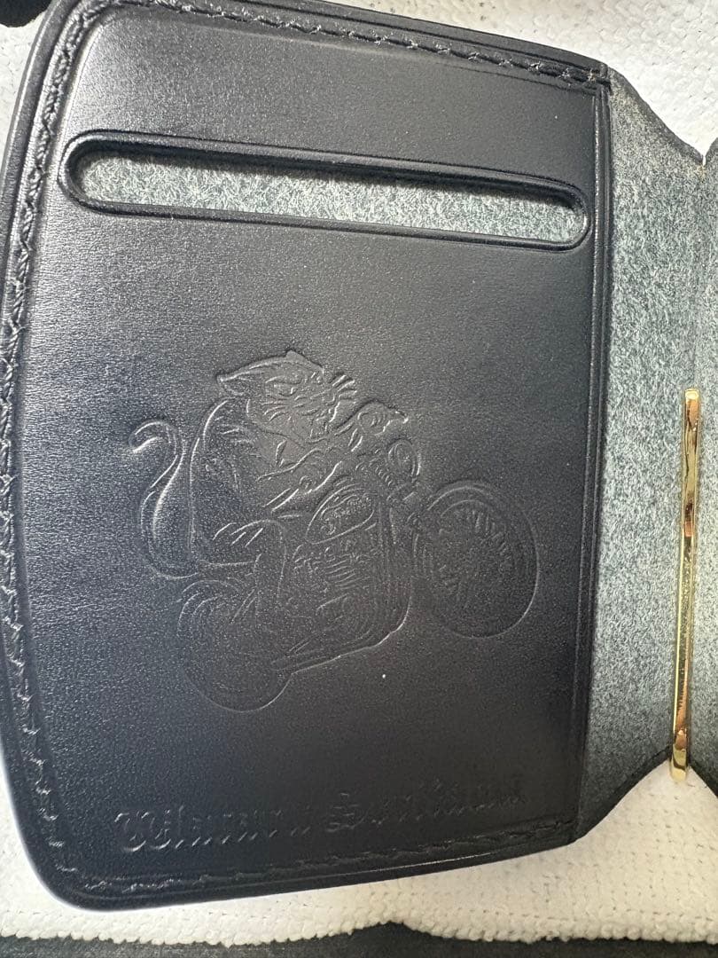 6T leatherworks マネークリップ　ブラック/ブッテーロ