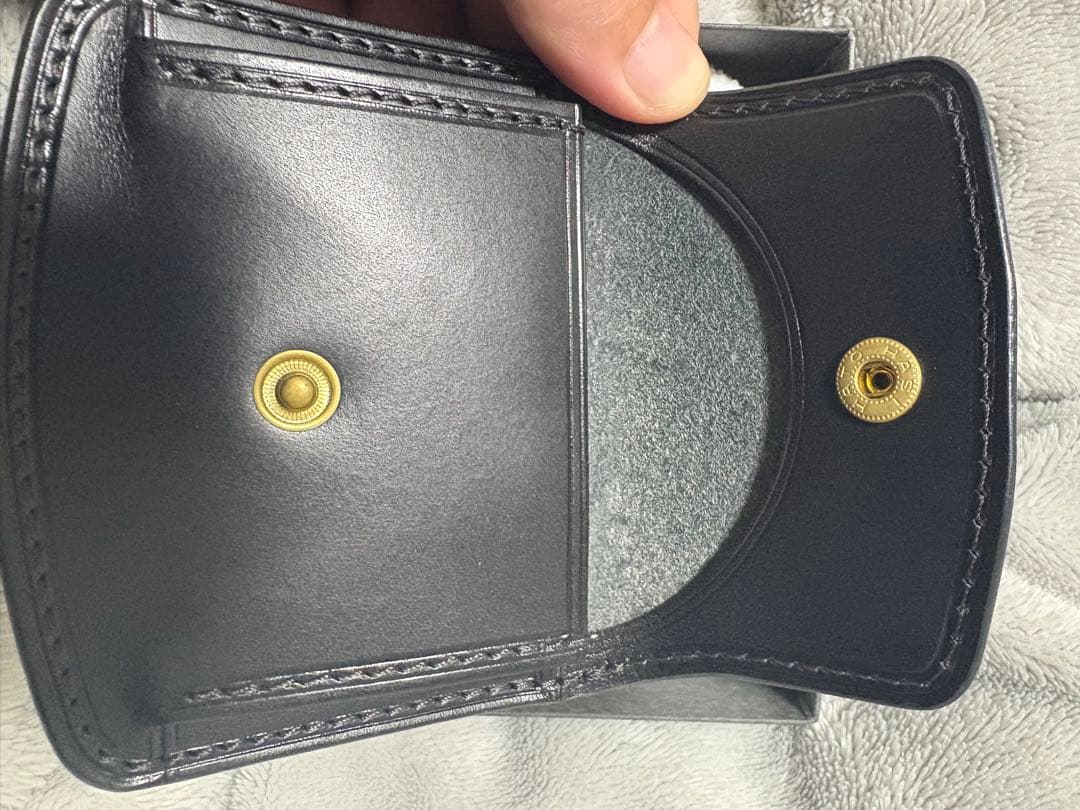 6T leatherworks マネークリップ　ブラック/ブッテーロ