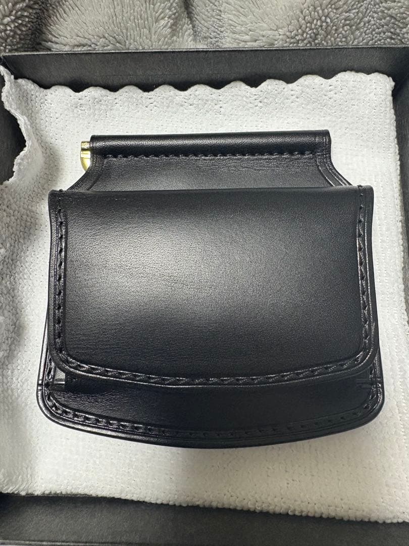 6T leatherworks マネークリップ　ブラック/ブッテーロ