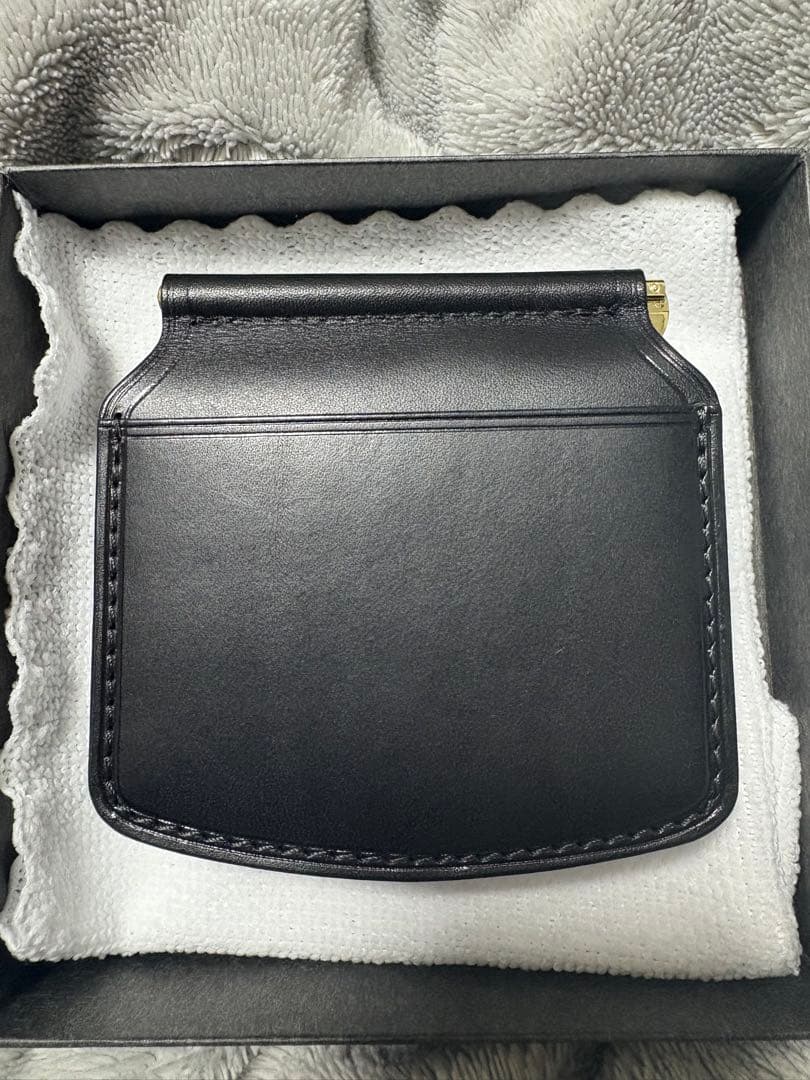 6T leatherworks マネークリップ　ブラック/ブッテーロ