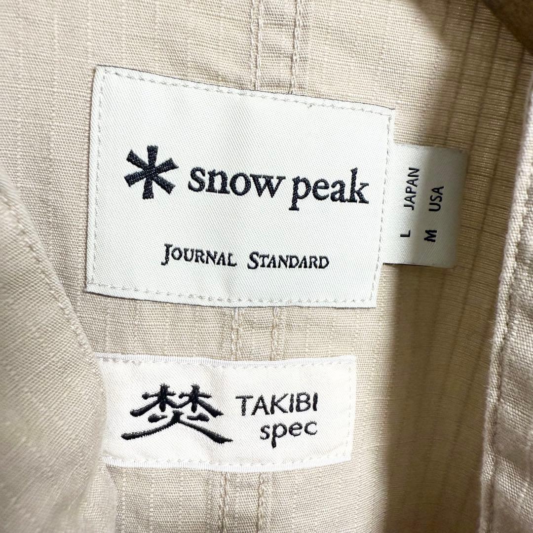 Lサイズ！peak リップストップチャイニーズシャツジャケット