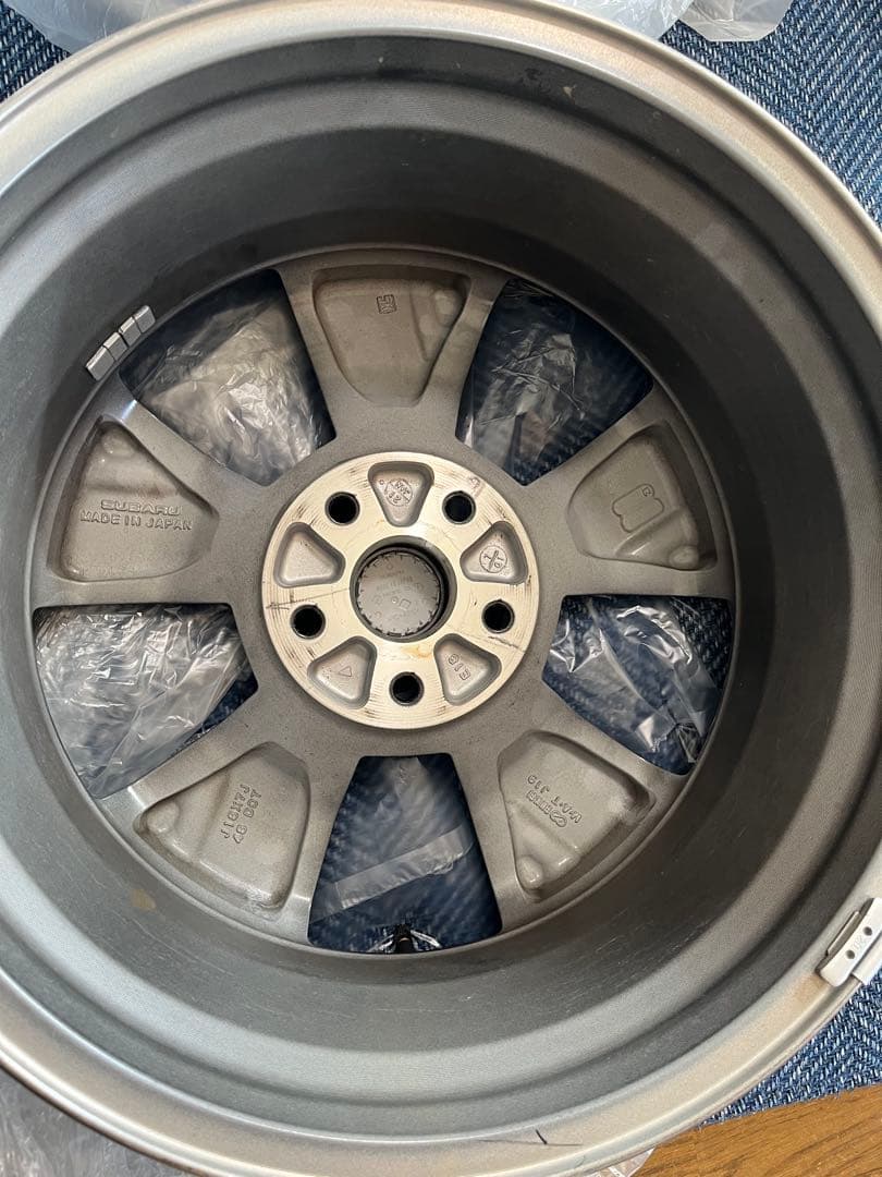 スバル 18インチ 5本スポークホイール