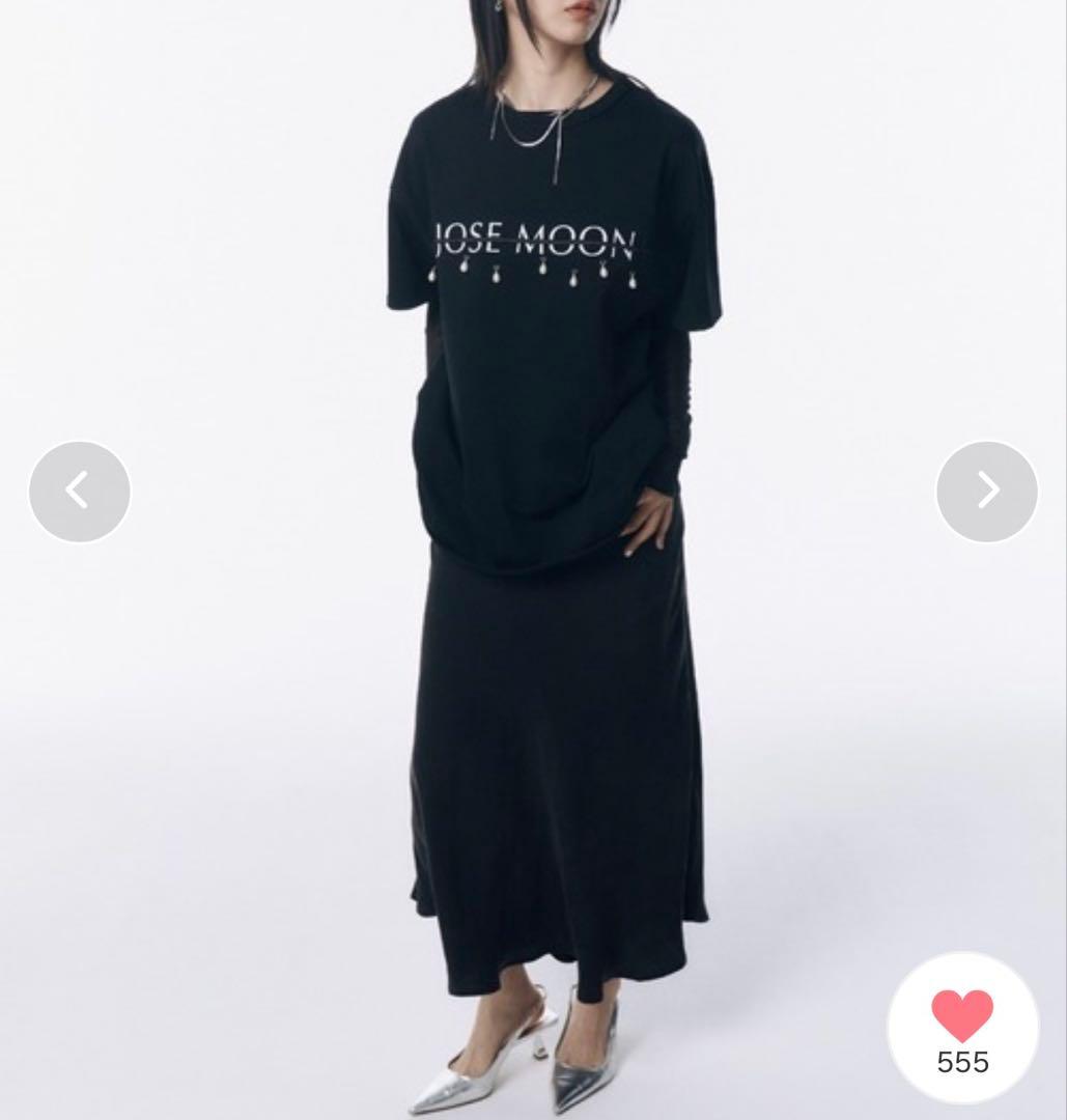 完売商品　JOSEMOON LOGO OVER TSHIRTwith PEARL