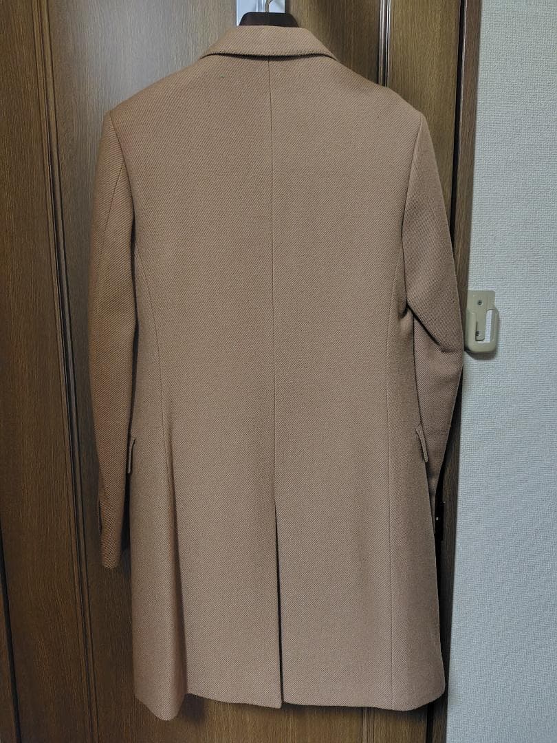 GalaabenDガラアーベントウールカシミアカルゼ チェスターコートMキャメル