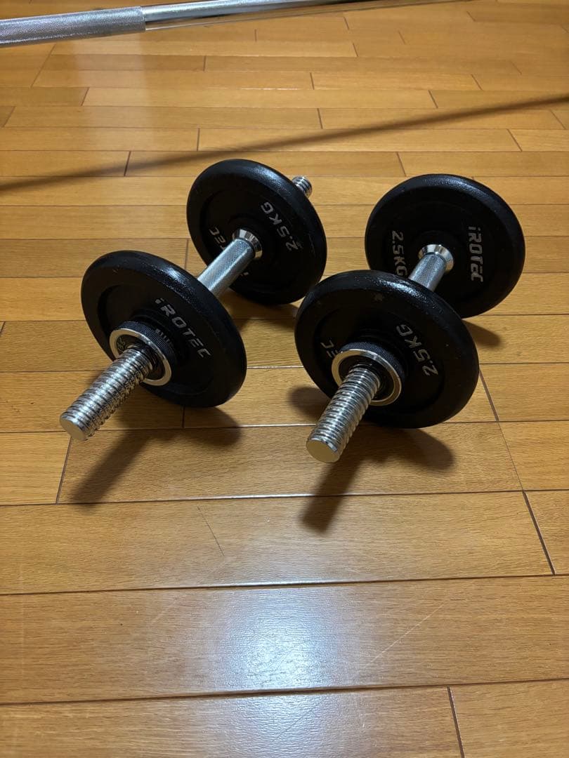 直接受取　IROTEC アイロテックバーベルダンベルセット100kg