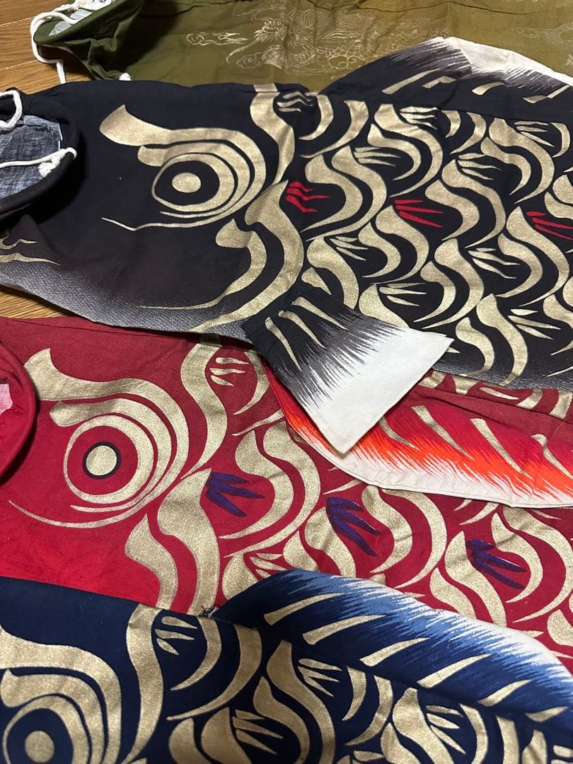 のっか☾⋆プロフお読み下さい(ᴗ͈ᴗ͈) 鯉のぼりセット　どこでもセット　手染