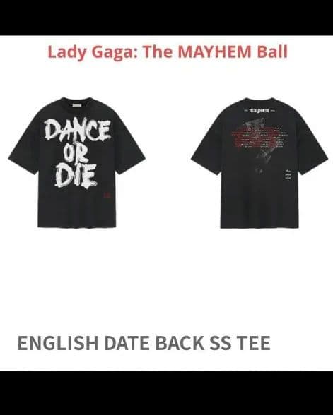 ツアーTシャツ Mサイズ THE MAYHEM BALL LADY GAGA
