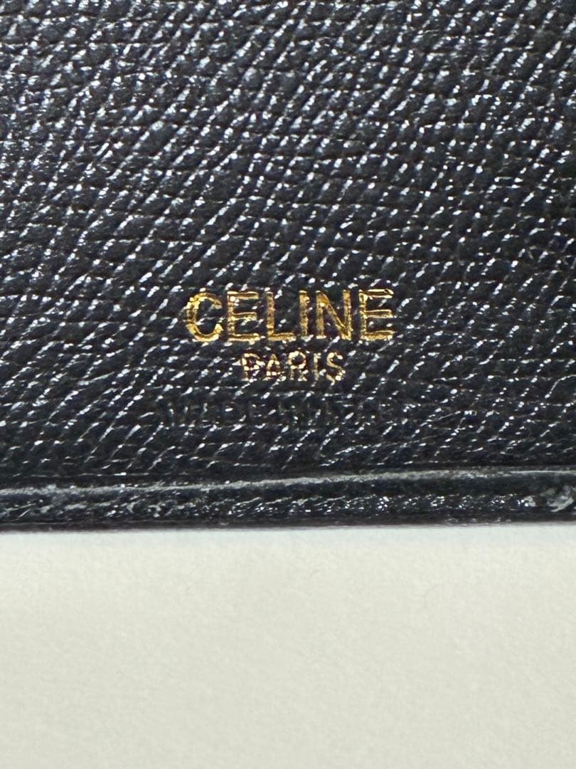 【くりすてぃあーの】CELINE 80s-90s レザー 二つ折り財布