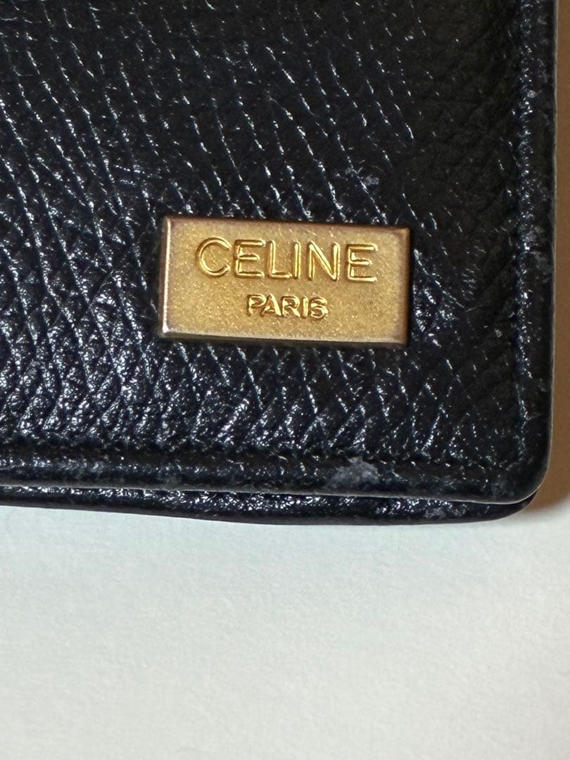 【くりすてぃあーの】CELINE 80s-90s レザー 二つ折り財布
