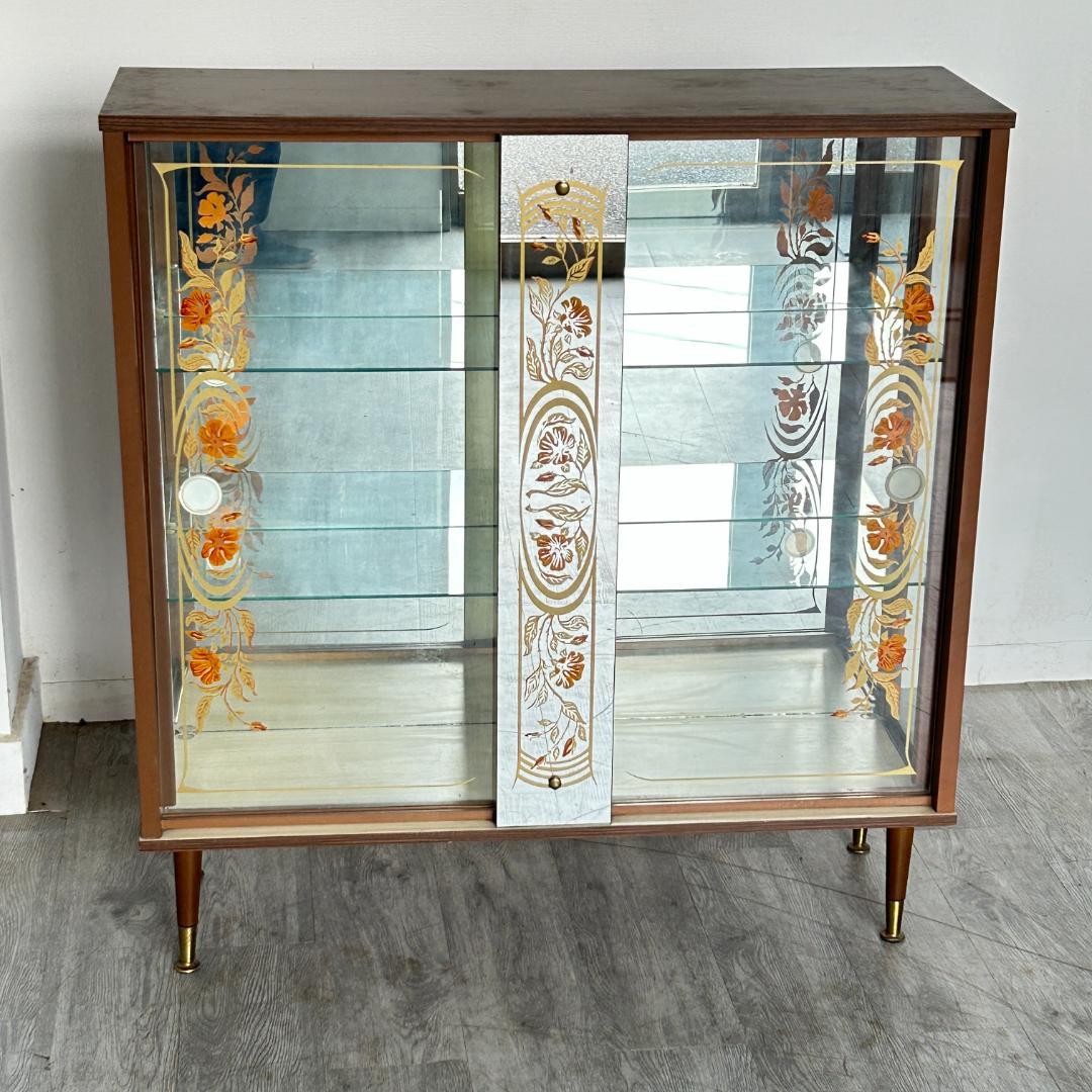 イギリス アンティーク家具 ディスプレイ キャビネット 1930年頃 779A