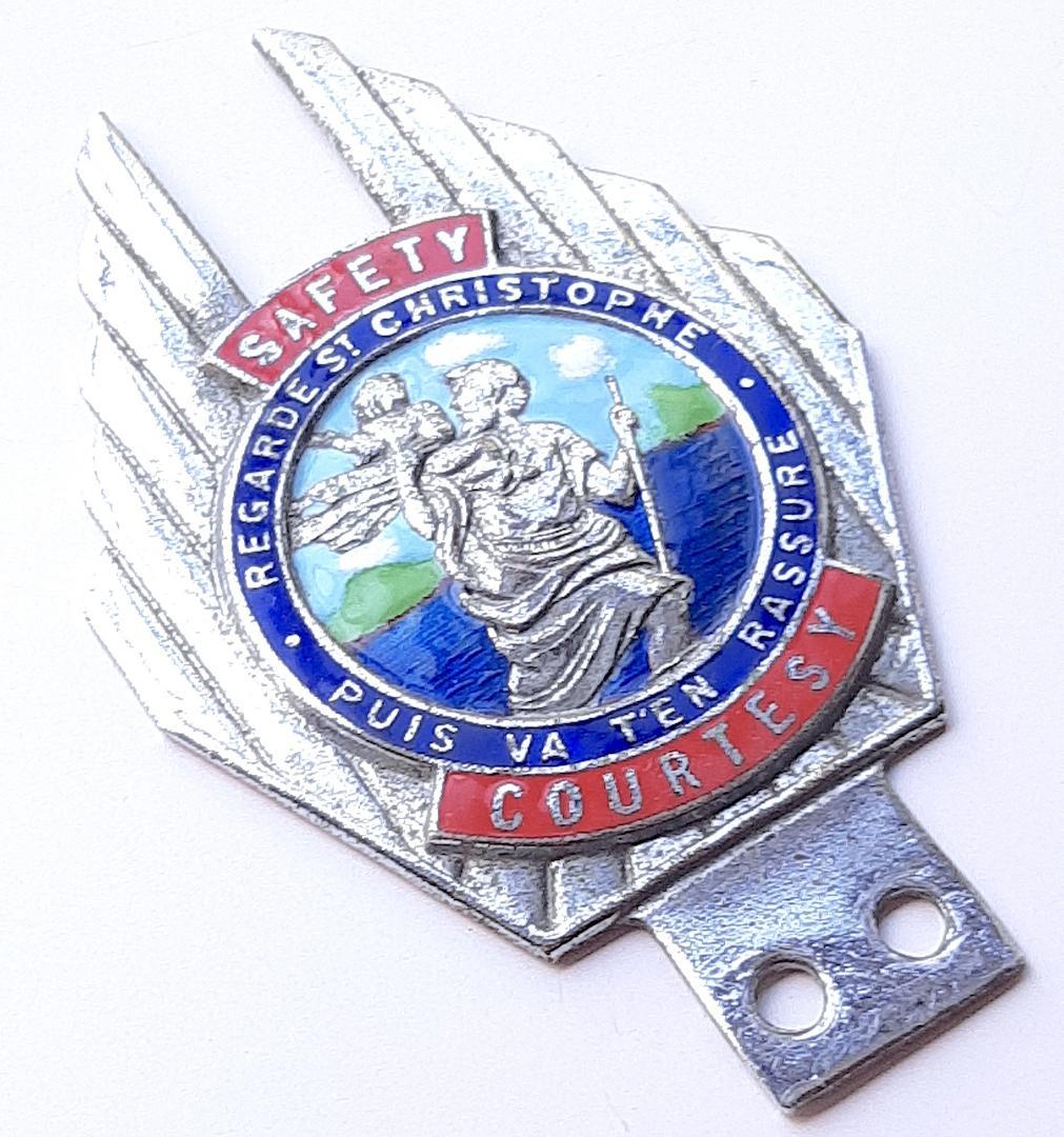 稀少/英国/セントクリストファー/バッジ/60年代/ベスパ/ランブレッタ/モッズ