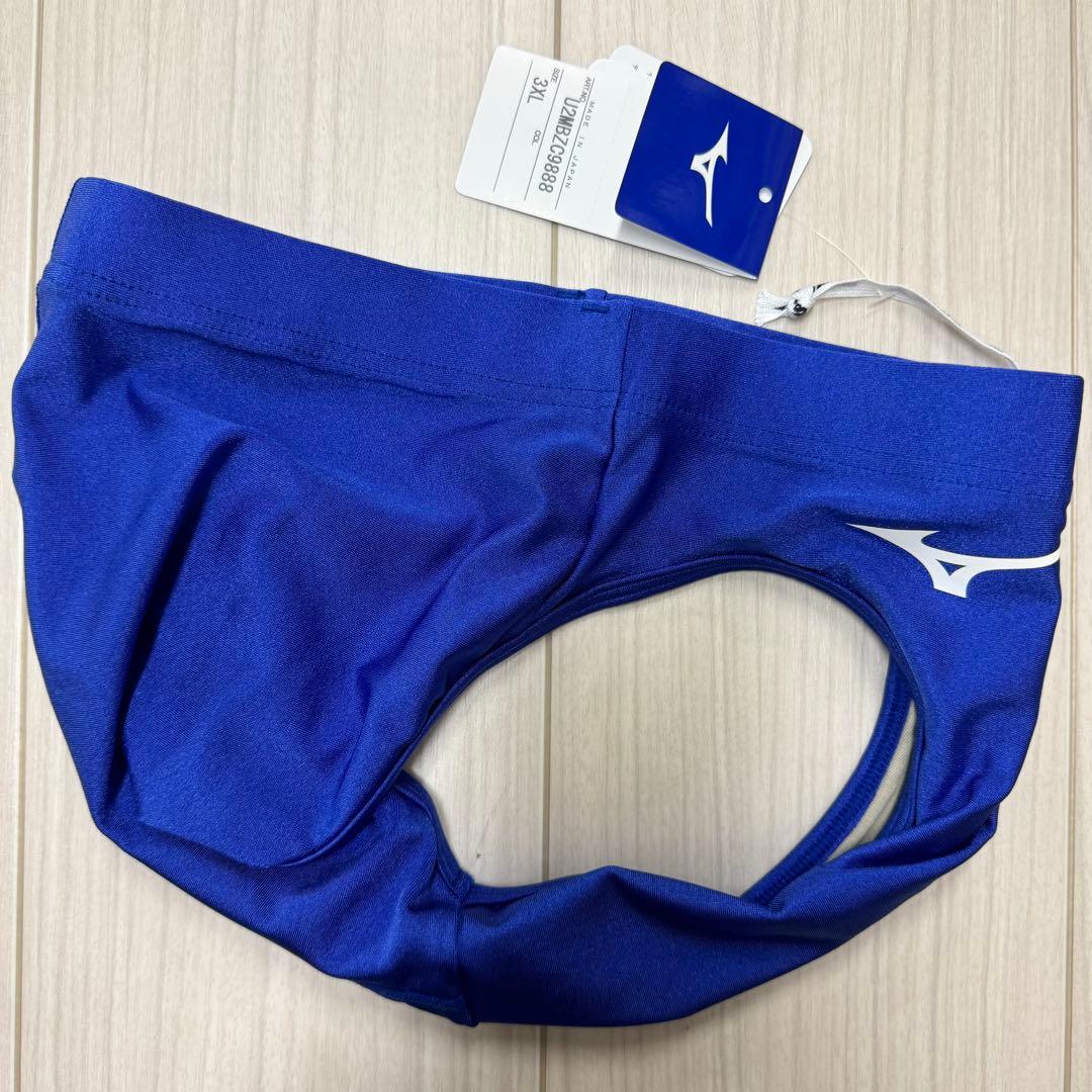 ミズノ　女子陸上レーシングショーツ　3XL　ローライズタイプ　サーフブルー単色