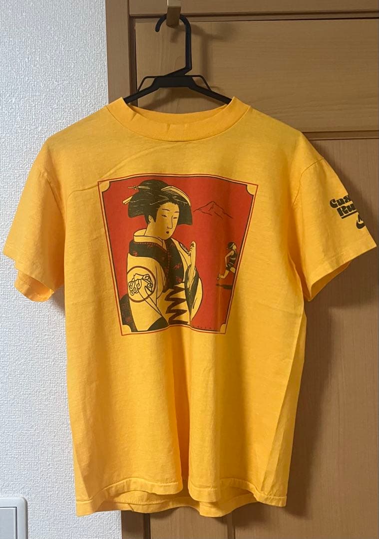 ナイキ　NIKE 浮世絵 Tシャツ M シングル　ビンテージ　芸者　風車タグ