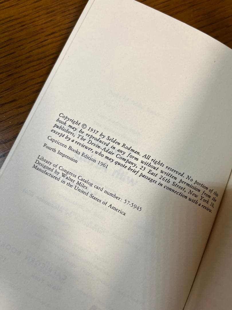 洋書 conversations with artists Selden Rodman