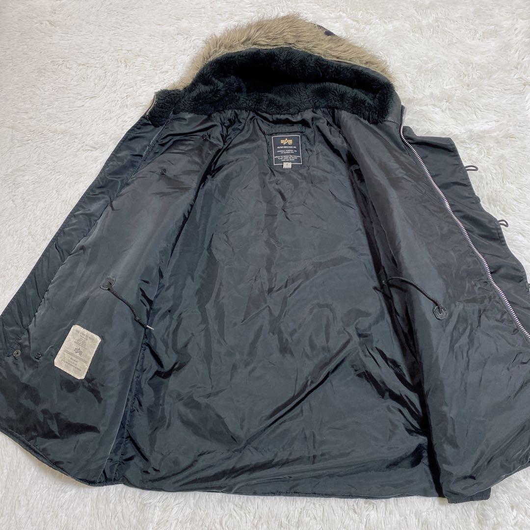 Alpha Industries N-3B USA製 L ブラック