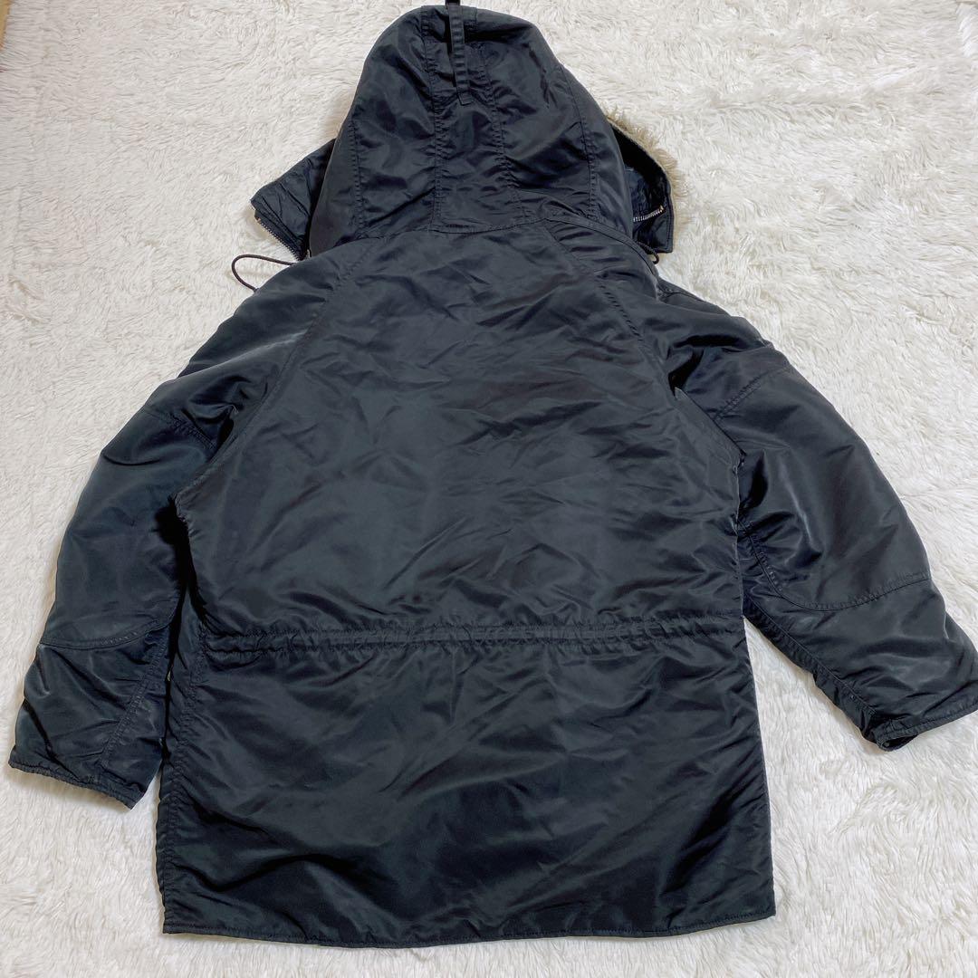 Alpha Industries N-3B USA製 L ブラック