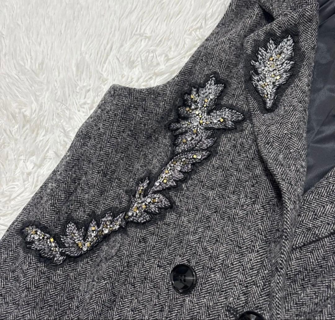 MAX&Co マックスマーラ ヘリンボーン ロングジレ ベスト