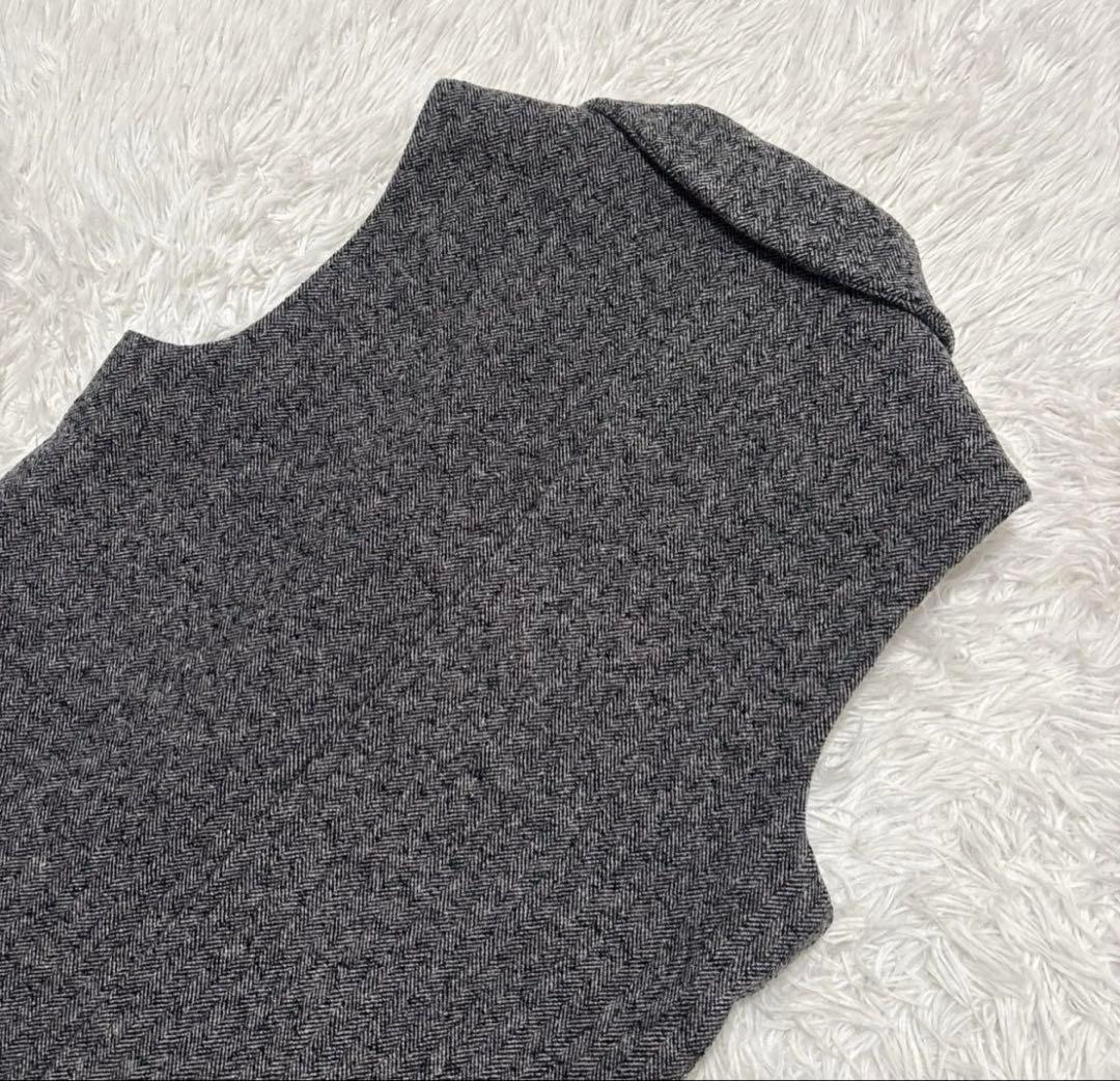 MAX&Co マックスマーラ ヘリンボーン ロングジレ ベスト