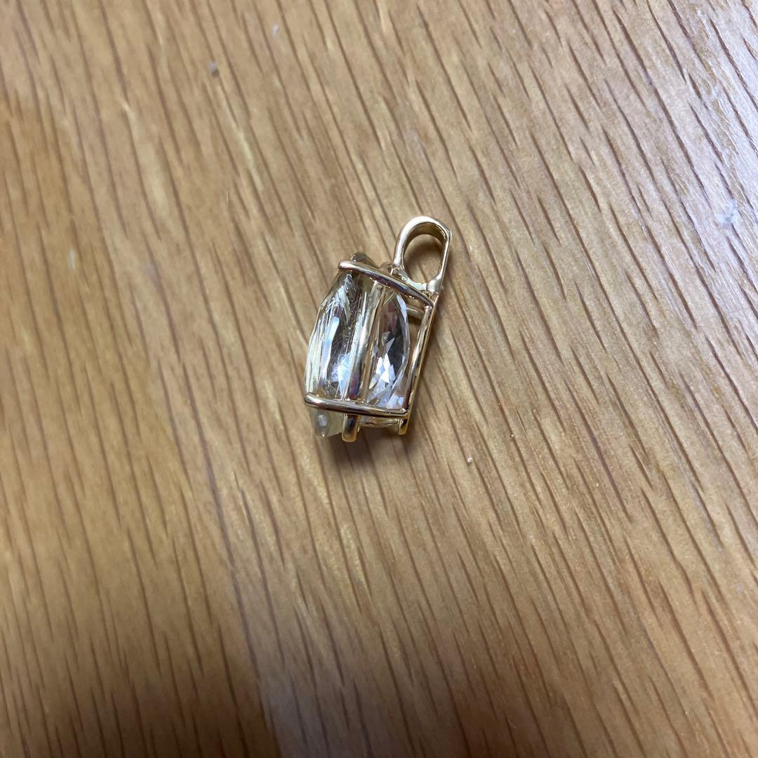 祝日お値下げ中！新品未使用　K18YG ルチルクォーツ ペンダントトップ