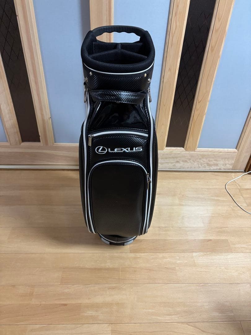 Lexus キャディバッグ ブラック/ホワイト
