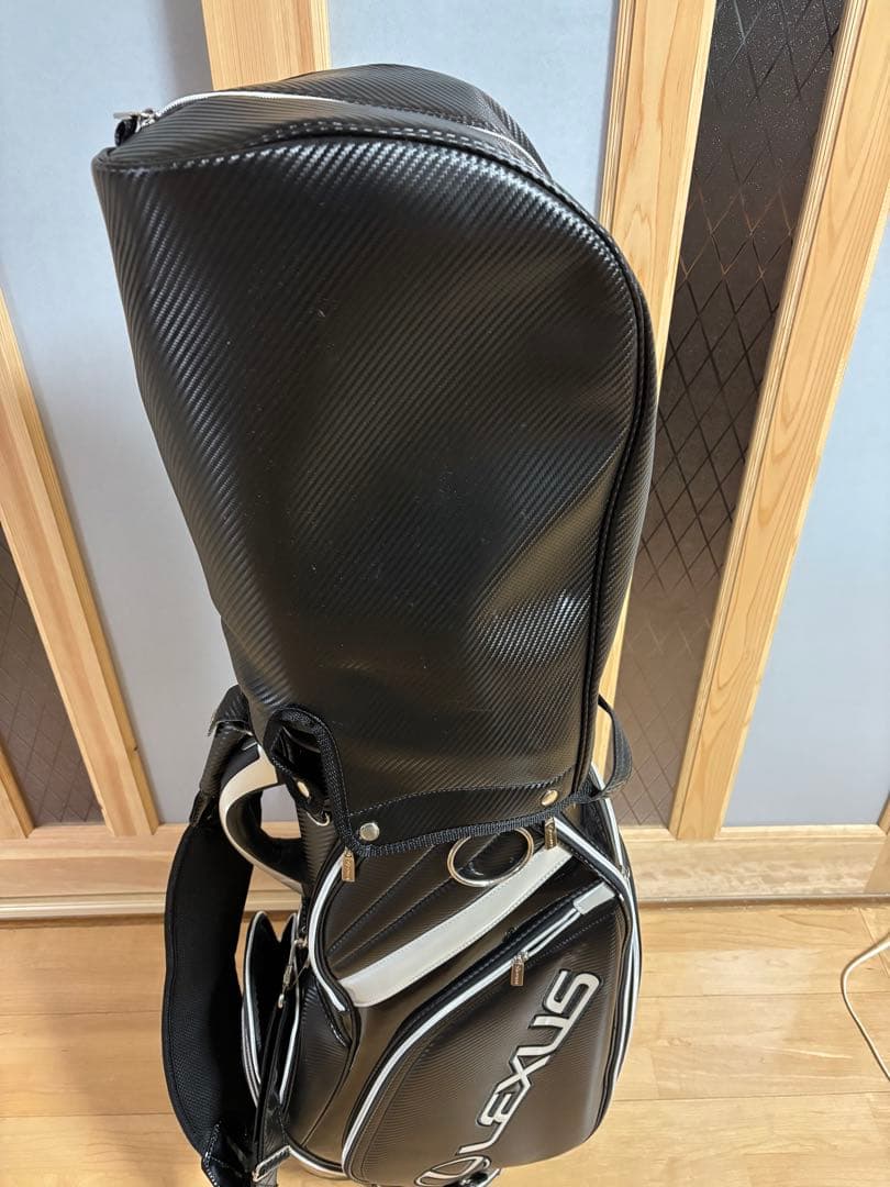 Lexus キャディバッグ ブラック/ホワイト