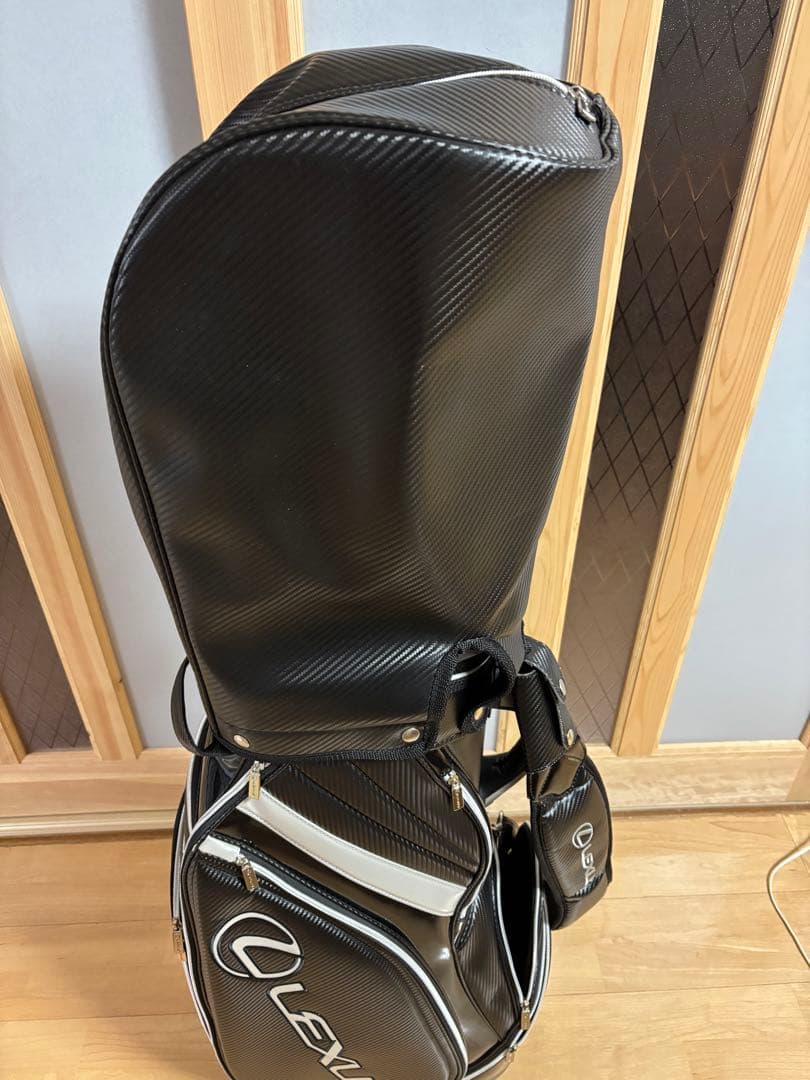 Lexus キャディバッグ ブラック/ホワイト