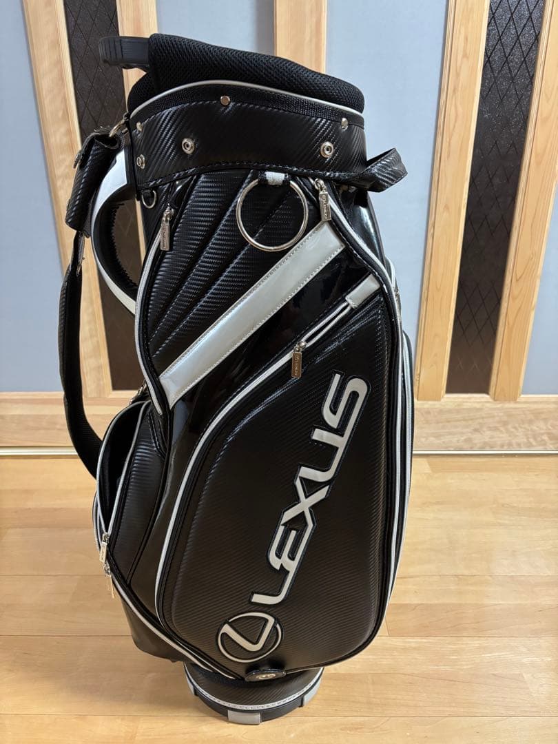 Lexus キャディバッグ ブラック/ホワイト