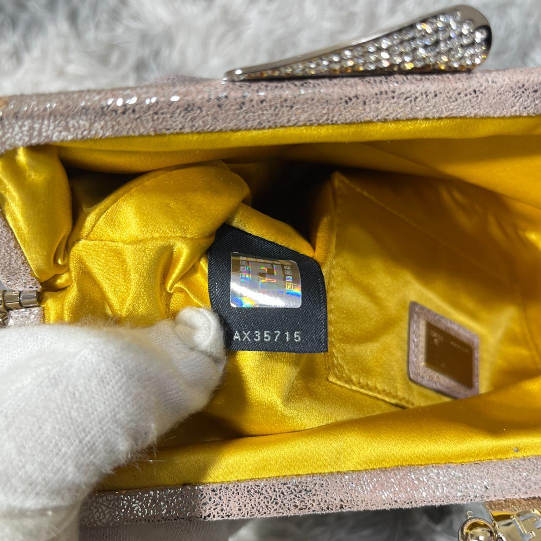[大人気]　フェンディ　Fendi　ミニクラッチバッグ　ショルダーバッグ　FF